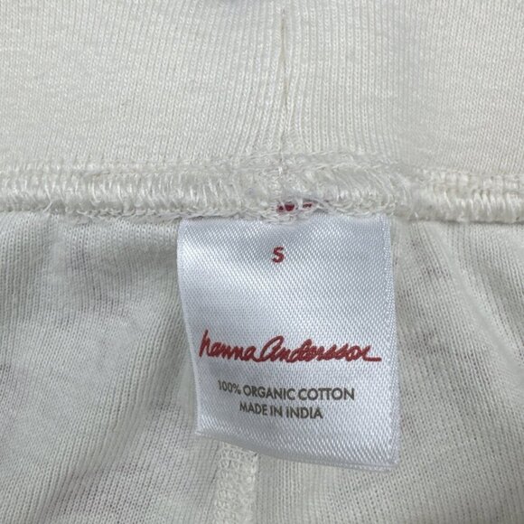 Hanna Andersson Organic Scandi Cane Long John Christmas Pajama Pants Adult Sz S - Picture 7 of 10